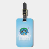 Turtlecat Graffiti Bubble's Mrow? ラゲッジタグ (正面縦)