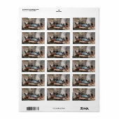 Turtlesフォト住所 シール (フルシート)