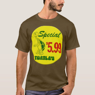 Turtlesレコードとテープ価格ラベルTシャツ Tシャツ