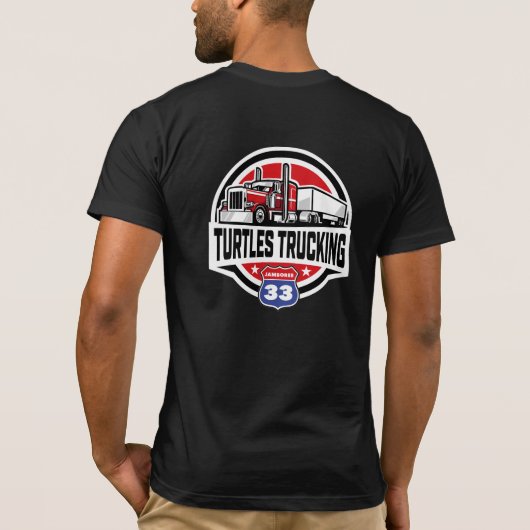 Turtles Trucking  Tシャツ (裏面)