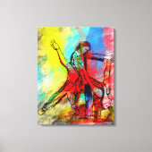 Tus Labios de Rubi - Your Ruby Lips Tango キャンバスプリント (正面)