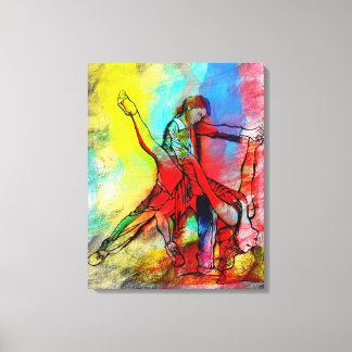 Tus Labios de Rubi - Your Ruby Lips Tango キャンバスプリント