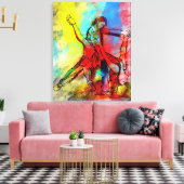 Tus Labios de Rubi - Your Ruby Lips Tango キャンバスプリント (インサイチュ (リビング))