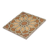 tuscan black gold flower circle tiles タイル (側面)