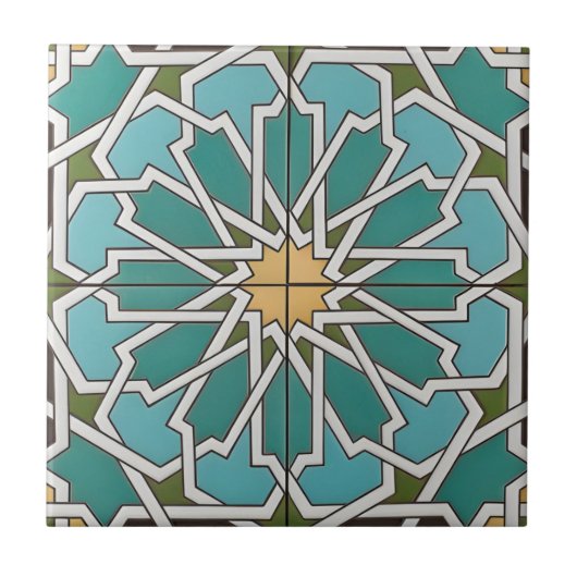 tuscan blue flowers tiles タイル (正面)
