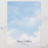 Tuscan Countryside Nature Painting Wedding メニュー (裏面)