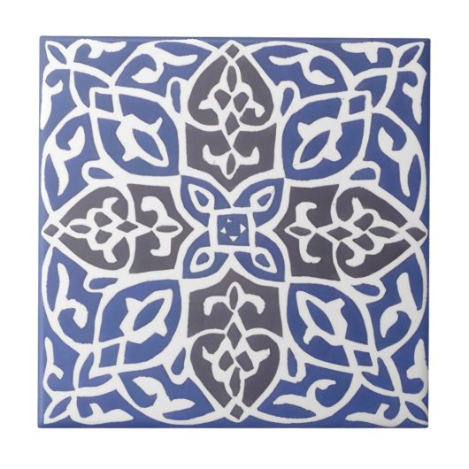 tuscan delicate floral pattern tiles タイル (正面)