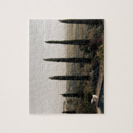 Tuscan landscape hidden behind cypresses (2024) ジグソーパズル