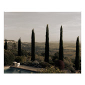 Tuscan landscape hidden behind cypresses (2024) ポスター (正面)