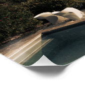 Tuscan landscape hidden behind cypresses (2024) ポスター (コーナー)