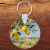 Tuscan Lemon Tree Landscape キーホルダー (裏面)