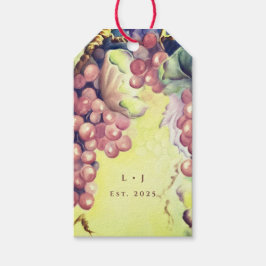 Tuscan Rich Red Grapes Cocktail Napkins  ギフトタグ