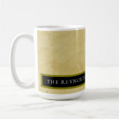 Tuscan Sun Venetian Plaster Custom Family コーヒーマグカップ (左)