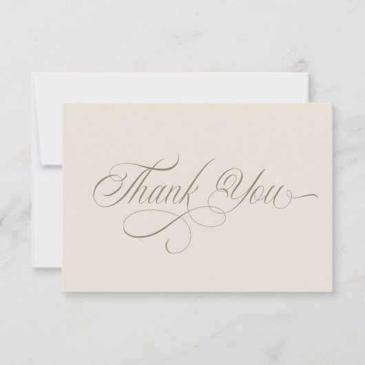 Tuscan Villa Thank You Card サンキューカード (正面)