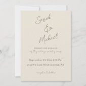 Tuscan Villa Wedding Invitation 招待状 (正面)