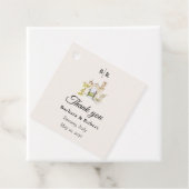 Tuscan Wedding Thank You フェイバータグ (インサイチュ)
