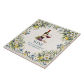 Tuscan Wine Kitchen Blessing Mediterranean タイル (側面)