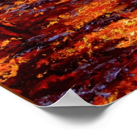 Tuscan Wine Vineyard ポスター (角)