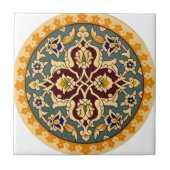 tuscan yellow green flower pattern tiles タイル (正面)