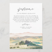 TUSCANY宛先ウェルカムレターのタイムライン メニュー (正面)