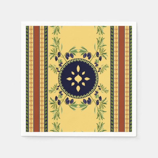 Tuscany スタンダードカクテルナプキン (正面)