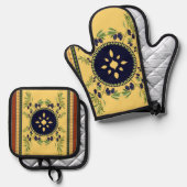 Tuscany 鍋つかみ&鍋敷きセット (正面/裏面)