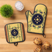 Tuscany 鍋つかみ&鍋敷きセット (トップダウン)