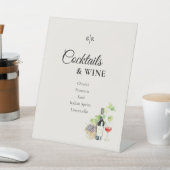 Tuscany Cocktails & Wine Wedding Bar 台座サイン (インサイチュ)