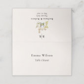 Tuscany Destination Wedding Escort プレイスカード (外部開封)