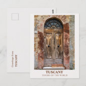 Tuscany - Doors of the World Postcard Collection ポストカード (正面/裏面)