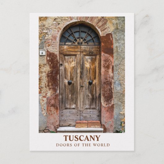 Tuscany - Doors of the World Postcard Collection ポストカード (正面)