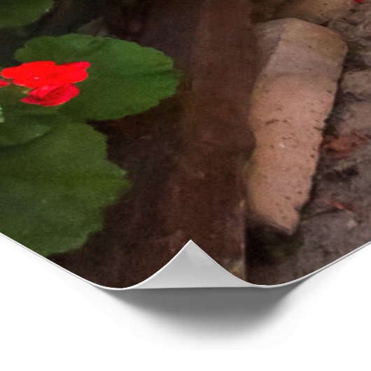 Tuscany, Italy - a quaint street ポスター (角)