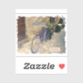 Tuscany. Italy. Cortona. Bicycle. シール (シート)