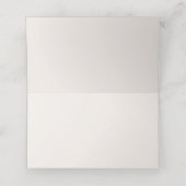 Tuscany Italy Destination Wedding プレイスカード (内部開封)