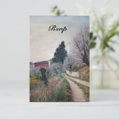 TUSCANY LANSCAPE RSVPの最も古い春 招待状 (スタンド正面)