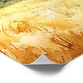 Tuscany Rustic Country Wedding Welcome Sign ポスター (角)