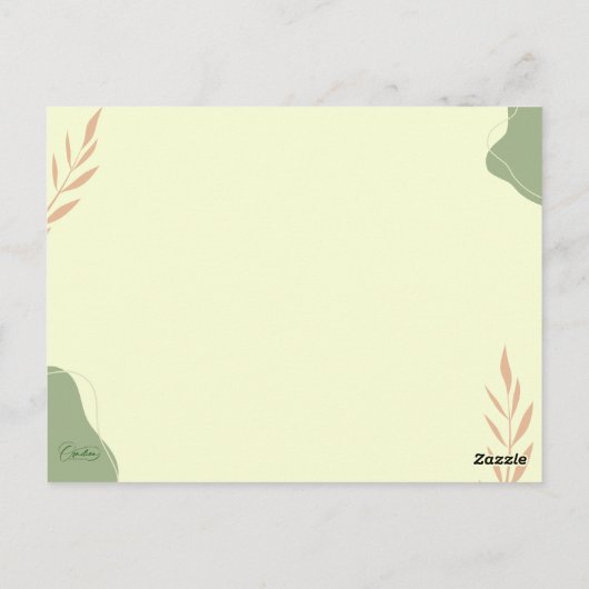 Tuscany sunset ポストカード (裏面)