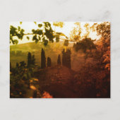 Tuscany sunset ポストカード (正面)