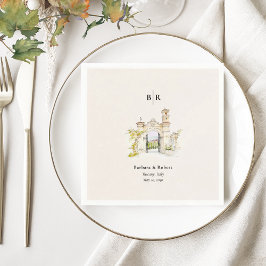 Tuscany Wedding Cocktail スタンダードカクテルナプキン