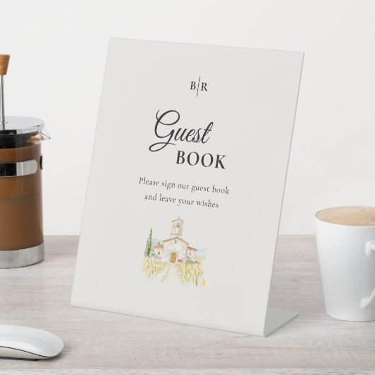 Tuscany Wedding Guest Book 台座サイン (インサイチュ)