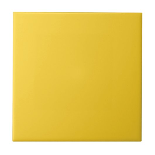 Tuscany Yellow Solid Color Tile タイル (正面)