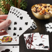 Tuschekunst mit Schnecke und Rotem Bambus トランプ (インサイチュ)