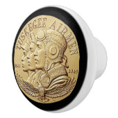 TUSKEGEEのパイロットの硬貨 セラミックノブ (右)