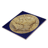 TUSKEGEEのパイロットの硬貨 タイル (側面)