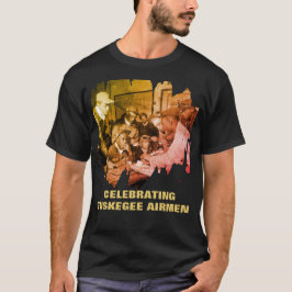 TUSKEGEE AIRMENアフリカ系アメリカ人ヒーロー Tシャツ