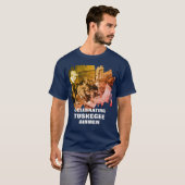 TUSKEGEE AIRMENアフリカ系アメリカ人ヒーロー Tシャツ (正面フル)