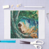 Tussen de golven decoupage tissue papier 薄葉紙 (クラフト)