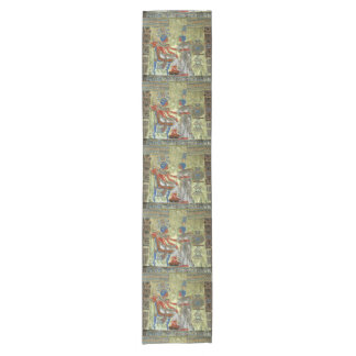 Tutankhamonの王位 ショートテーブルランナー