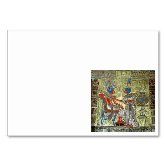 Tutankhamonの王位 テーブルナンバー (正面)