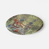 Tutankhamonの王位 ペーパープレート (アングル)